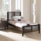 Baxton Studio Sedona Modern Dark Brown-Finished Wood Twin Platform Bed 143-7872 - alternate 2